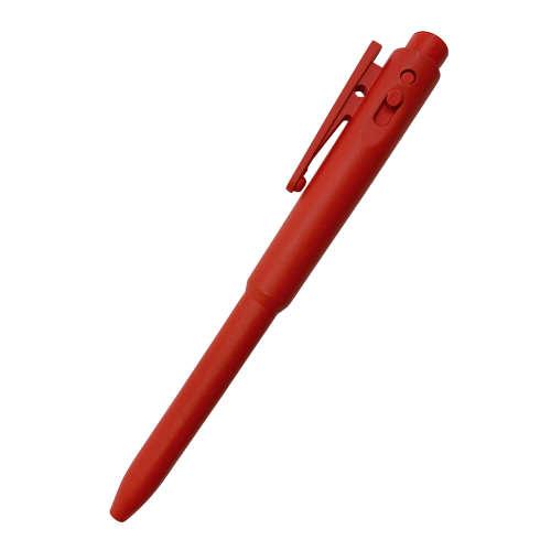 Metal detectable, Red with red ink