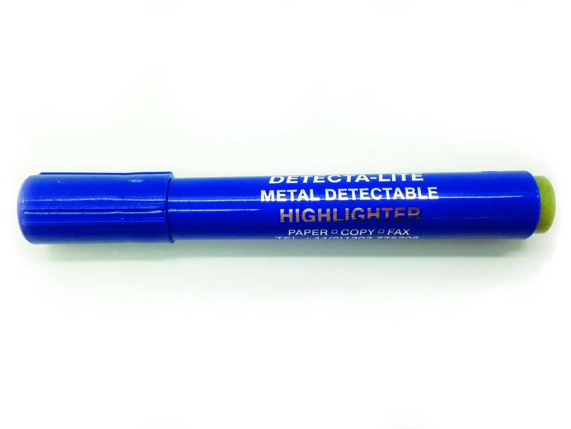 Metal Detectable Highlighter Yellow Ink